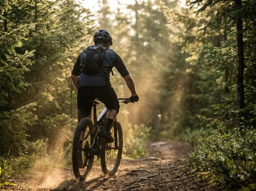An active man outdoors, the routine a testosterone gel plan is meant to support